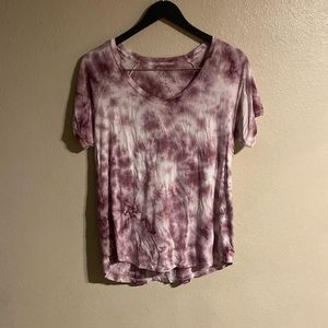 American eagle Soft & Sexy. Purple tie dye. V-neck shirt